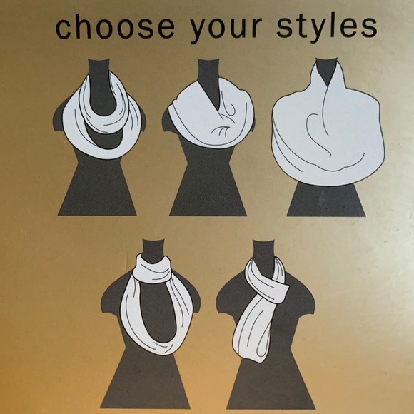 Unicorn & Stars Blue Loop Scarf - Brand New - Picture 3 of 3